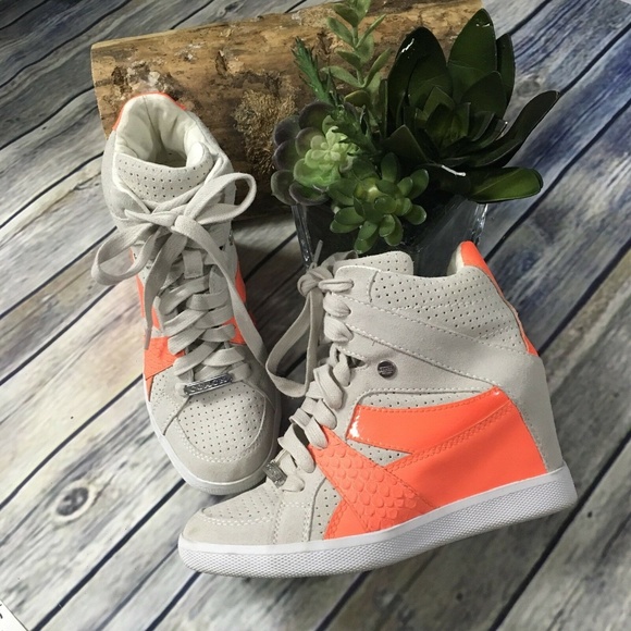 Coach Wedge Fashion Sneakers: Alexis Orange white - Picture 1 of 7
